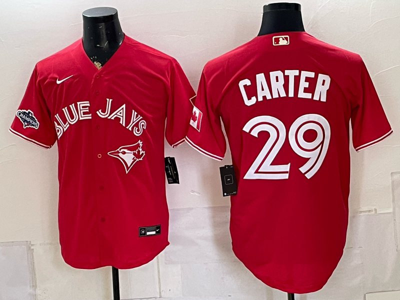 Men 2026 Toronto Blue Jays #29 Carter red Game Nike MLB Jersey 080401